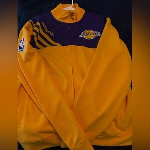 Lakers adidas track jacket